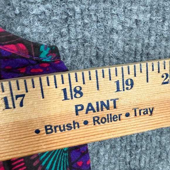 Ulla Johnson Sz 4 Top Blouse Purple Cotton Peasant Boho Flutter Sleeves Colorful - Picture 8 of 8